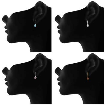 Multicolor crystal earrings 2