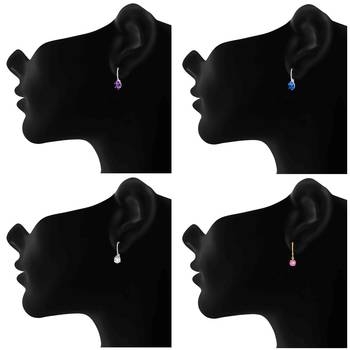 Multicolor crystal earrings 2