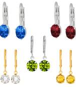 Multicolor crystal earrings