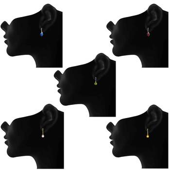 Multicolor crystal earrings 2