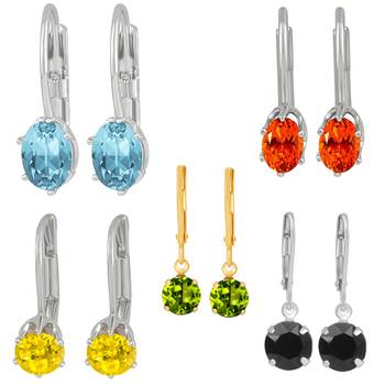 Multicolor crystal earrings 1
