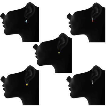 Multicolor crystal earrings 2