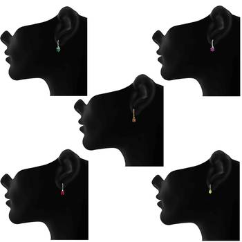 Multicolor crystal earrings 2