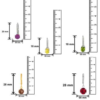 Multicolor crystal earrings 3