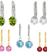 Multicolor crystal earrings
