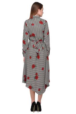 White printed polyester ethnic-kurtis 4