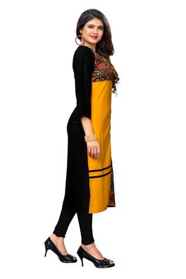Multicolor printed rayon ethnic-kurtis 3
