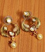 Red Pearl Danglers Drops