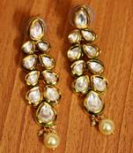 White Pearl Danglers Drops