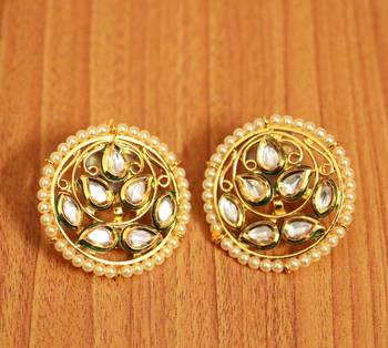 White Pearl Studs 1
