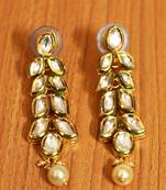 White Pearl Danglers Drops