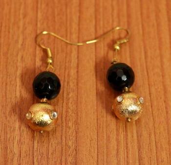 Black Onyx Hoops 1