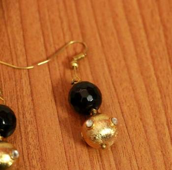Black Onyx Hoops 2