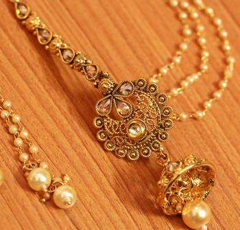 White Pearl Danglers Drops 2