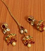 Red Ruby       Jhumkas