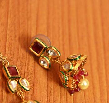 Red Ruby       Jhumkas 2
