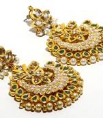 Multicolor pearl earrings