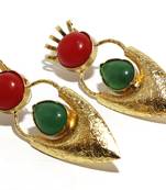 Multicolor pearl earrings