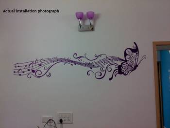 Musical Butterfly Wall decal 2
