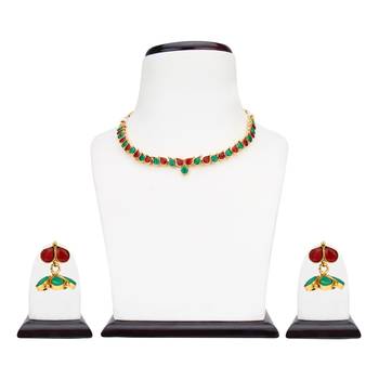 Multicolor cubic zirconia necklace-sets 2
