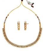 White cubic zirconia necklace-sets