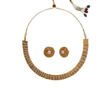 White cubic zirconia necklace-sets 1