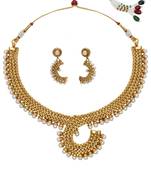 White cubic zirconia necklace-sets