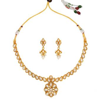 White cubic zirconia necklace-sets 1