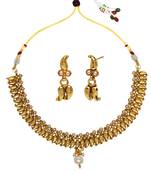 White cubic zirconia necklace-sets