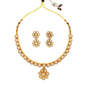 White cubic zirconia necklace-sets 1