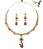 Multicolor cubic zirconia necklace-sets