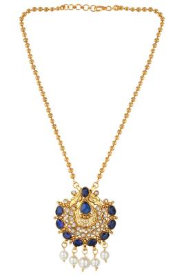 Blue cubic zirconia pendants 1