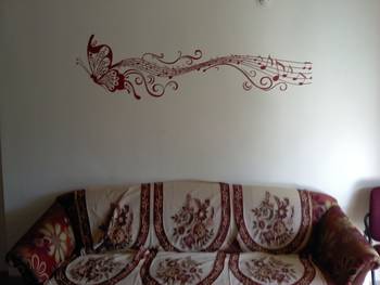 Musical Butterfly Wall decal 5