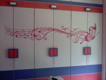 Musical Butterfly Wall decal 6