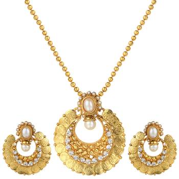White cubic zirconia necklace sets 1