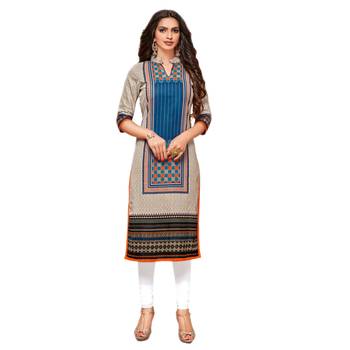 Multicolor printed cotton kurti 1