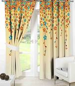 Arya Export 2 Panel Set Digital Printed Blackout Window Curtains for Bedroom Living Room Dining Room Kids Youth Room