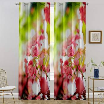 Arya Export 2 Panel Set Digital Printed Blackout Window Curtains for Bedroom Living Room Dining Room Kids Youth Room 1