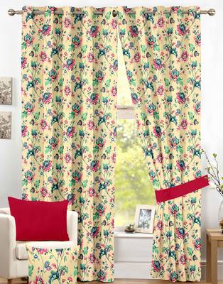 Arya Export 2 Panel Set Digital Printed Blackout Window Curtains for Bedroom Living Room Dining Room Kids Youth Room 1