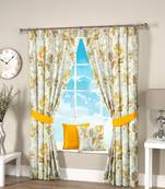 Arya Export 2 Panel Set Digital Printed Blackout Window Curtains for Bedroom Living Room Dining Room Kids Youth Room