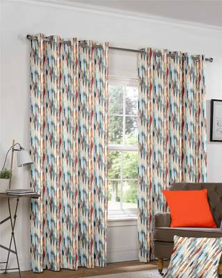 Arya Export 2 Panel Set Digital Printed Blackout Window Curtains for Bedroom Living Room Dining Room Kids Youth Room 1
