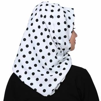 Polyester multicolor plain hijab 2
