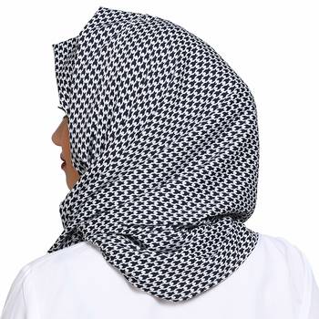 Polyester multicolor plain hijab 2