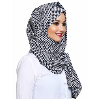 Polyester multicolor plain hijab 4