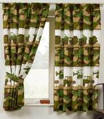 Arya Export 2 Panel Set Digital Printed Blackout Window Curtains for Bedroom Living Room Dining Room Kids Youth Room