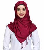 Viscose Red plain hijab