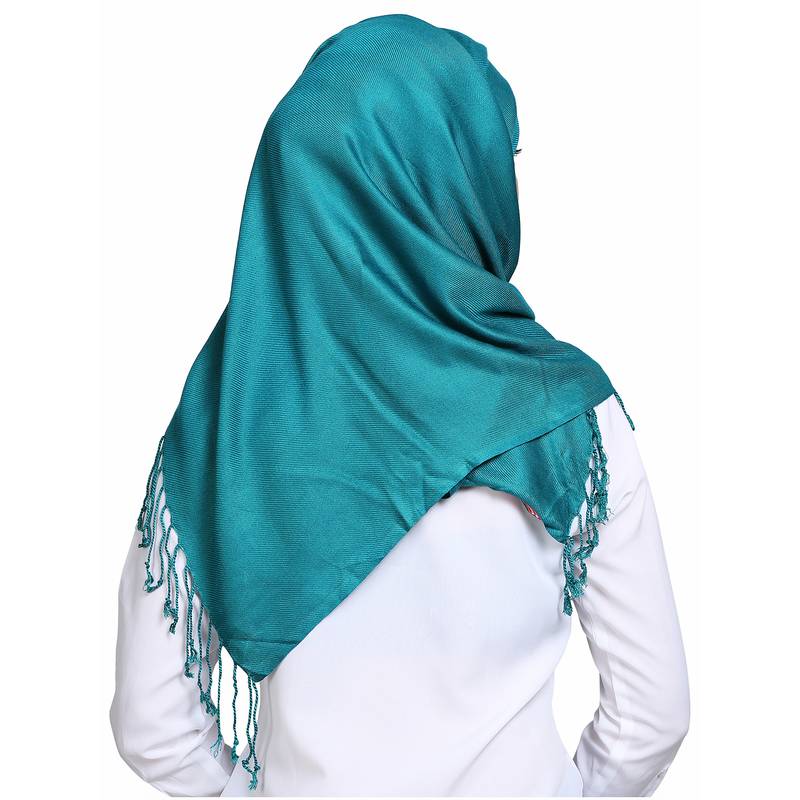 Viscose Turquoise plain hijab