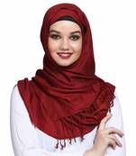 Viscose Red plain hijab