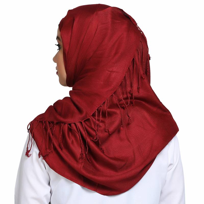 Viscose Red plain hijab