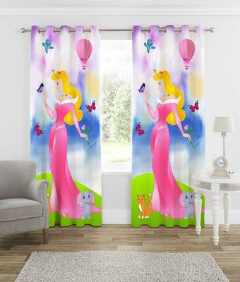Arya Export 2 Panel Set Digital Printed Blackout Window Curtains for Bedroom Living Room Dining Room Kids Youth Room 1